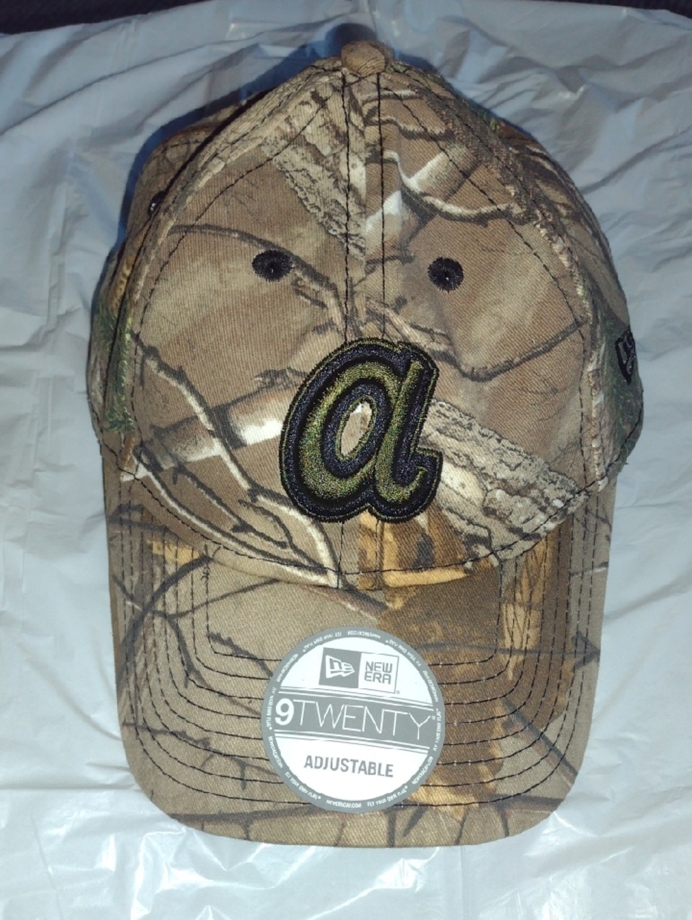 New Atlanta Braves Camo New Era 9Twenty Adjustable Ballcap